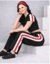 Stay stylish and comfortable with the Urban Grace Stripe Co-ord Set.
This trendy two-piece outfit is designed for modern women who love a mix of fashion and comfort. The soft premium fabric and sleek side stripes give it a sporty yet elegant look, perfect for casual outings, travel, or everyday wear.